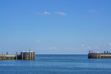 Hafeneinfahrt in Cuxhaven