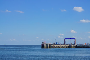 Hafeneinfahrt in Cuxhaven