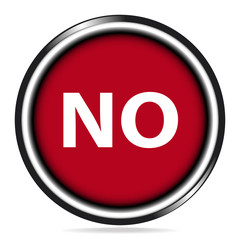 No icon on red button
