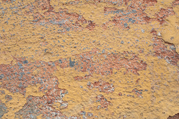 chipped paint on old concrete wall, abstract concrete, landscape style, great background or texture