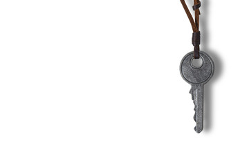 Key on a white background