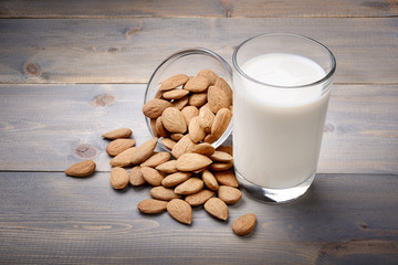 Almond milk, vegetable milk