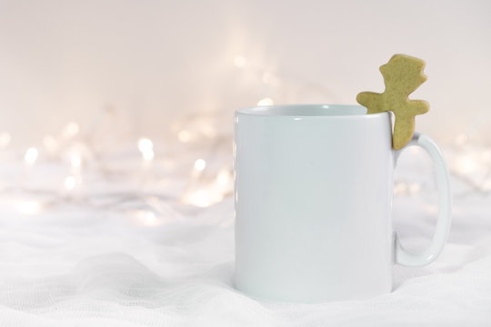 Mockup Styled Stock Product Image, white mug that you can overlay your design or quote on to.