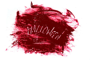 set 8. bloodstains on isolated white background