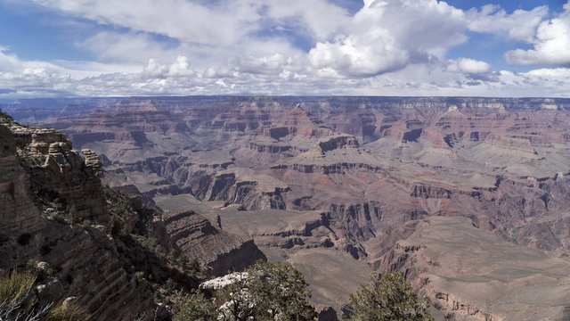 Grand Canyon National Park at Arizona, US. April 16, 2016.