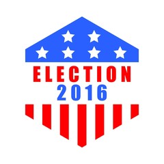 United States of America Election Hexagonal Icon