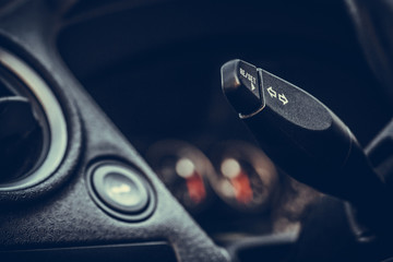 Car turn signal lever