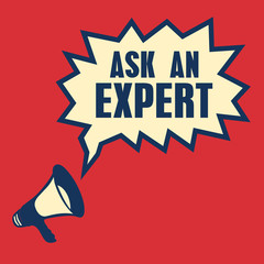 business concept with text Ask an Expert