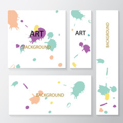 Abstract backgrounds and banners.