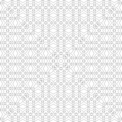 Coloring book page for adult, anti stress coloring and other decoration. Pattern design. Abstract background in black and white colors