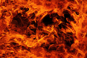 orange fire background