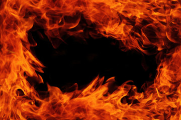 orange fire background