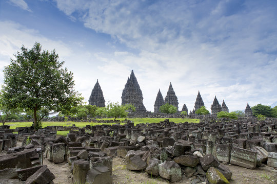 Prambanan Hindu temples, near Yogyakarta, Java, Indonesia
