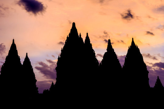 Prambanan Hindu temples, near Yogyakarta, Java, Indonesia