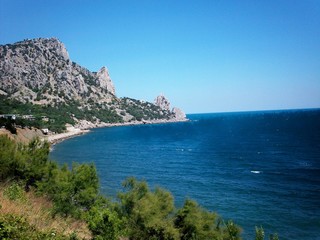 Fototapeta na wymiar the south coast of Crimea