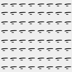 Monochrome minimalist hand drawn pattern dash