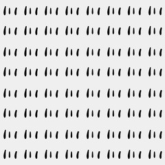 Monochrome minimalist hand drawn pattern dash