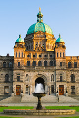 Fototapeta na wymiar British Columbia Parliament