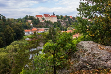 Fototapeta na wymiar Castle Bechyne, South Bohemia, Czech Republic.
