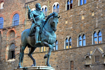 Florenz - Reiterstandbild von Cosimo I. de Medici
