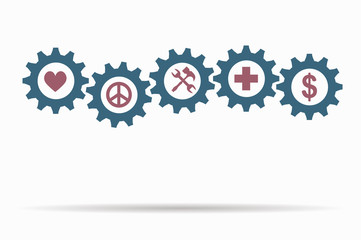 love, health, money, work and peace