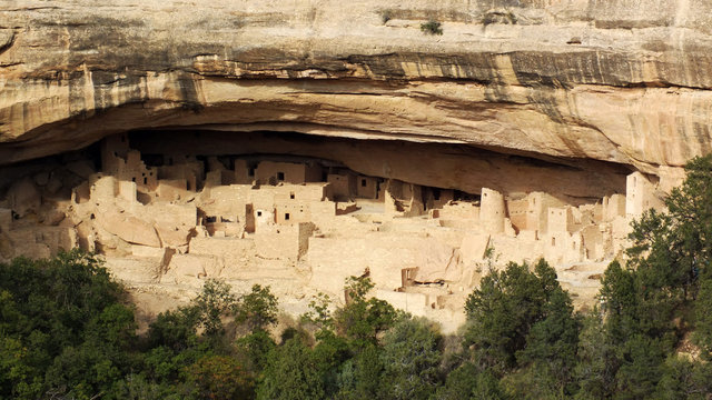 Cliff Palace at Mesa Verde National Park CO (USA)