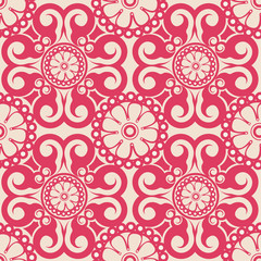 vector seamless floral pattern background