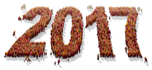 2017 - Foule de la nouvelle année