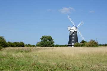 Fototapeta na wymiar The tower Windmill, Norfolk, UK 