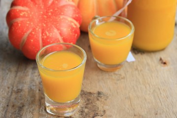 Fototapeta premium Pumpkin juice