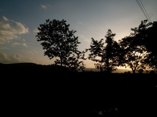 Fototapeta na wymiar Sunset Reflection