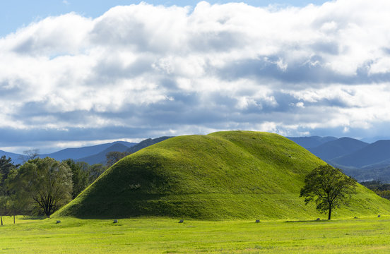 The Royal Tombs of Shila in Gyeongju. South Korea.