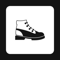 Mens oxfords icon in simple style isolated on white background. Wear symbol vector illustration