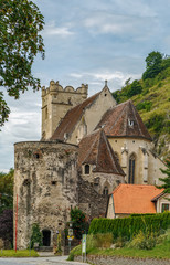 Fototapeta na wymiar st. Michael church, Danube valley, Austria