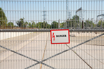 High-voltage station