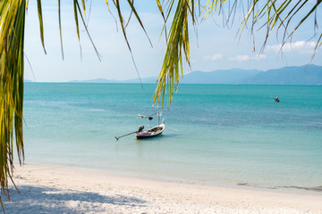 View of Lipanoi beach at Koh Samui island Thailand