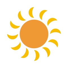 Sun vector design