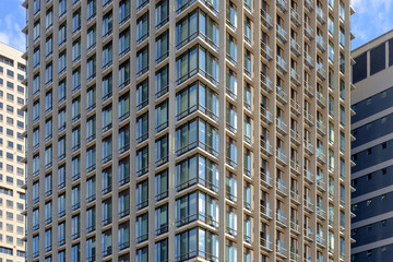 Close up of Office Exterior in Tokyo