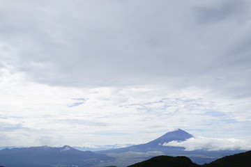 箱根駒ヶ岳からの景色　風景　富士山