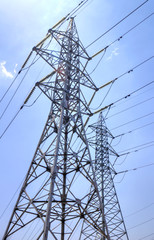 High voltage electrical overhead lines