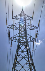 High voltage electrical overhead lines