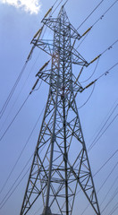 High voltage electrical overhead lines