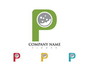 P Letter Golf Logo