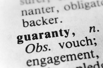 Obraz premium Guaranty