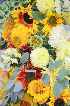 Bouquet of sunflowers
