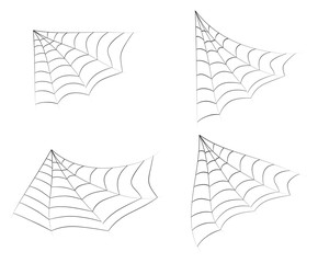 halloween spiderweb vector symbol icon design.