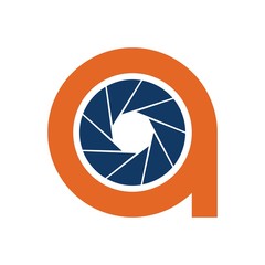 M letter initial in oval logo design