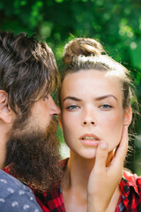 Fototapeta premium Young pretty couple