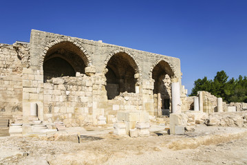 Crusader Church in Beit Guvrin National Park, Israel.