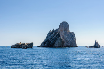 Fototapeta na wymiar Medes Islands near Estartit in Spain